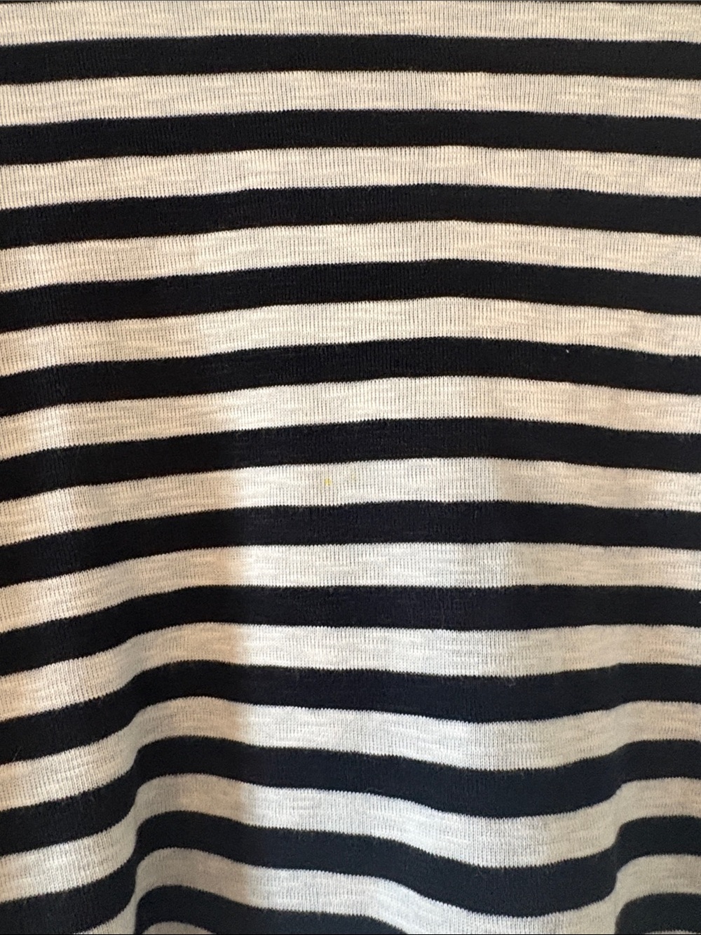 ME+EM Black & White Striped Long-Sleeve Crewneck Top - Picture 2 of 3
